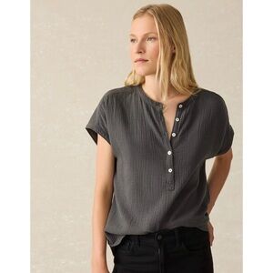 Faherty Dream Cotton Gauze Desmond Top